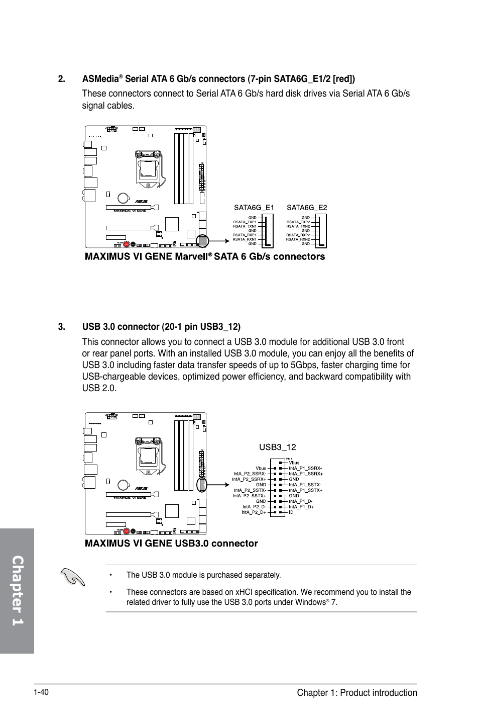 Chapter 1 | Asus MAXIMUS VI GENE User Manual | Page 54 / 196