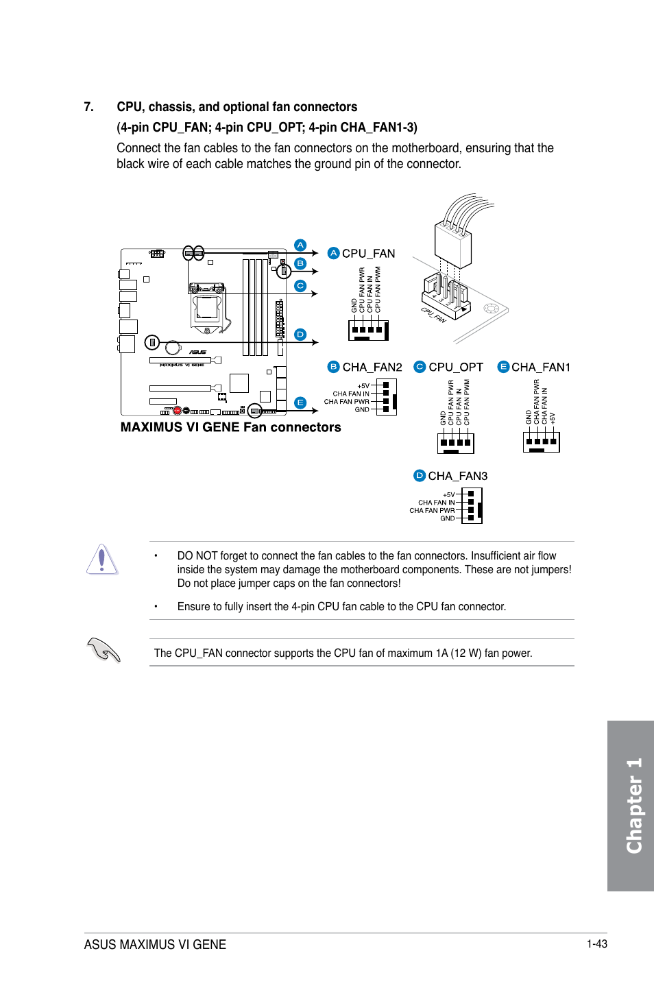 Chapter 1 | Asus MAXIMUS VI GENE User Manual | Page 57 / 196