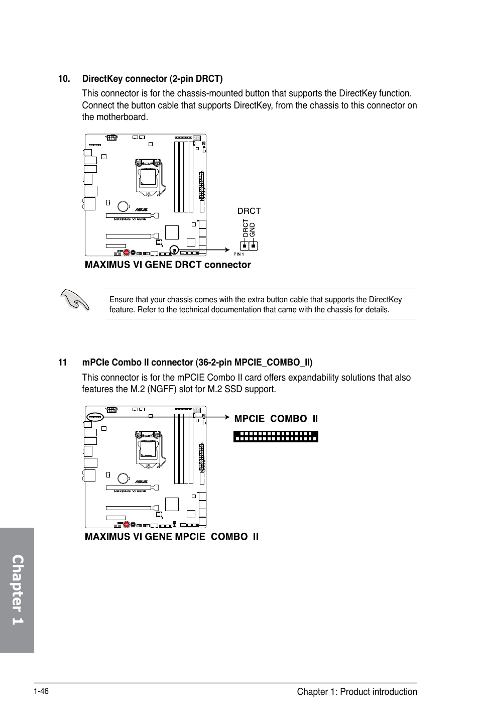 Chapter 1 | Asus MAXIMUS VI GENE User Manual | Page 60 / 196