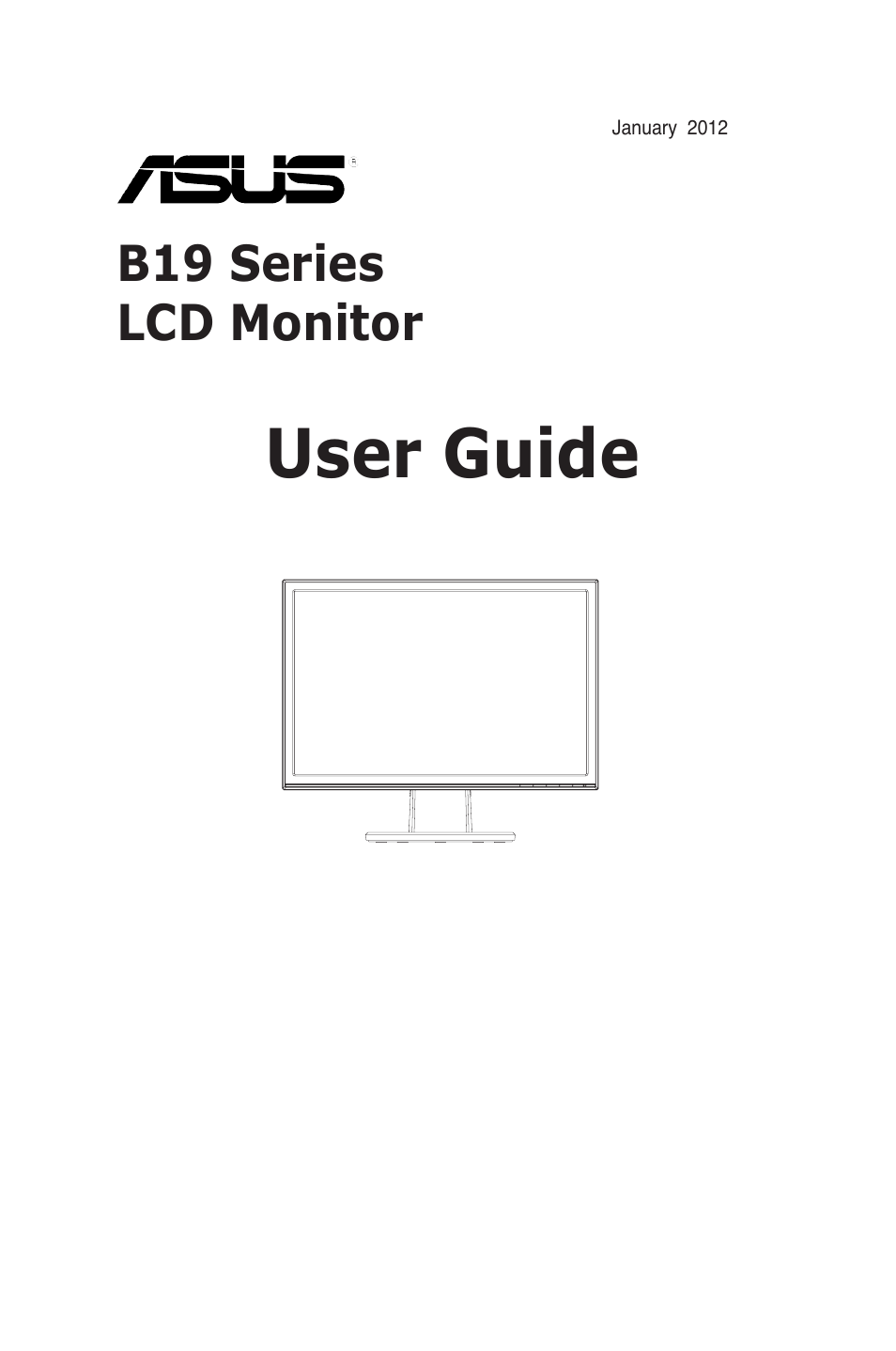 Asus B19D User Manual | 19 pages