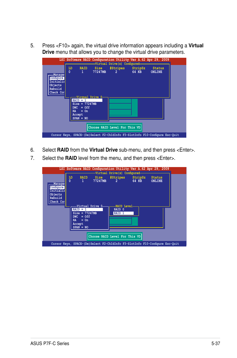 Asus p7f-c series 5-37 | Asus P7F-C/SAS User Manual | Page 133 / 180