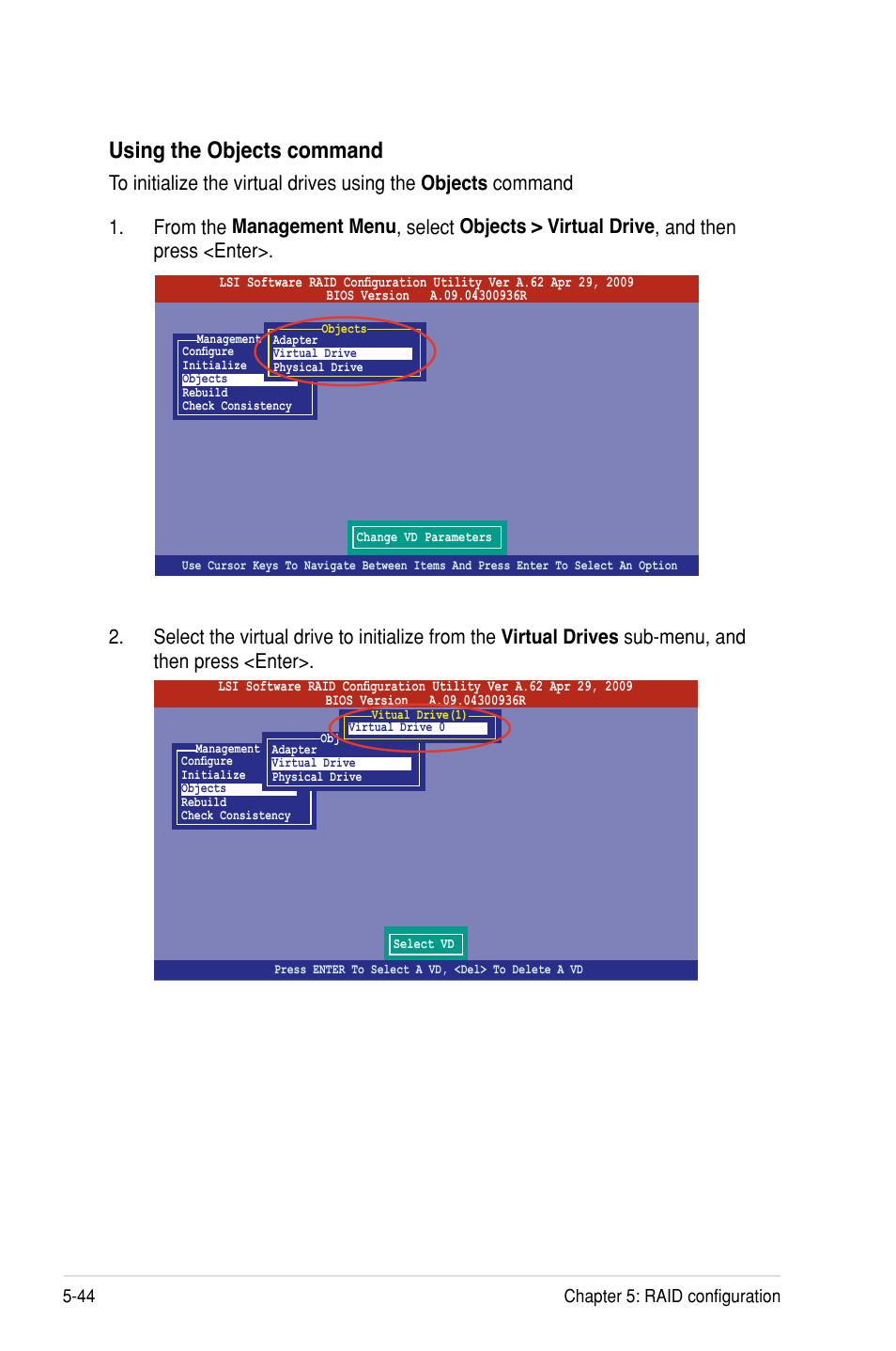 Using the objects command | Asus P7F-C/SAS User Manual | Page 140 / 180