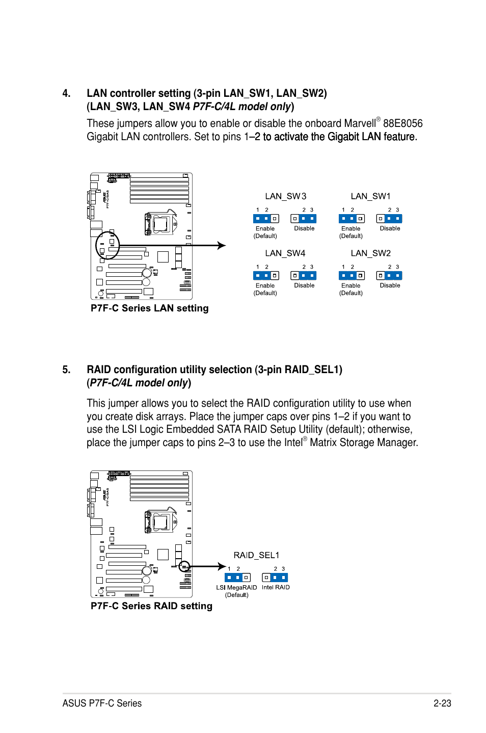 Asus P7F-C/SAS User Manual | Page 41 / 180