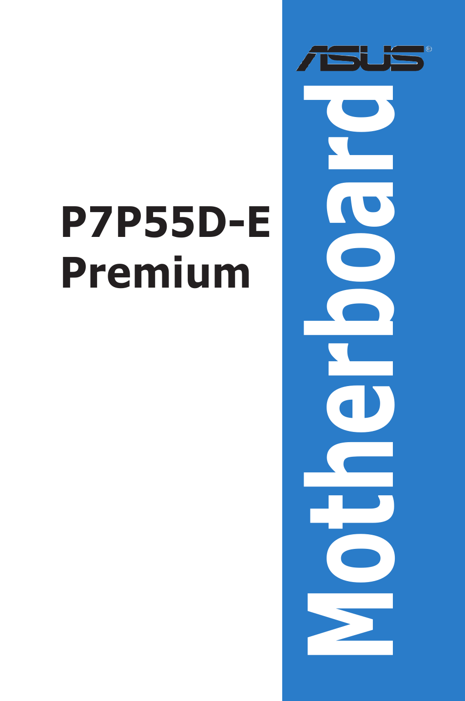 Asus P7P55D-E Premium User Manual | 134 pages