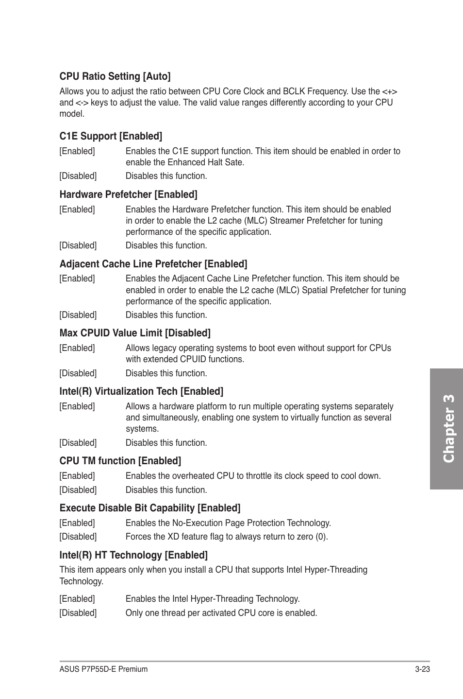 Chapter 3 | Asus P7P55D-E Premium User Manual | Page 87 / 134