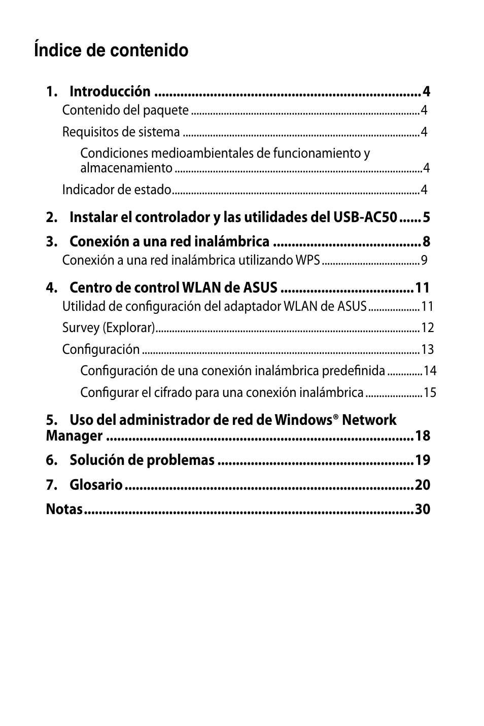 Asus USB-AC50 User Manual | Page 3 / 36