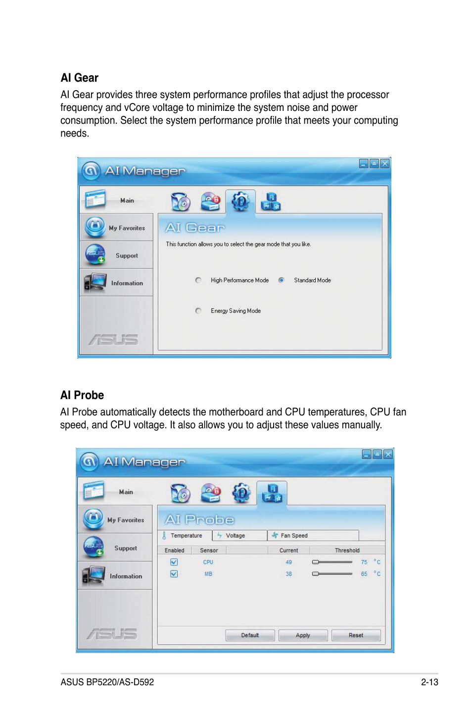 Asus BP5220 User Manual | Page 31 / 74