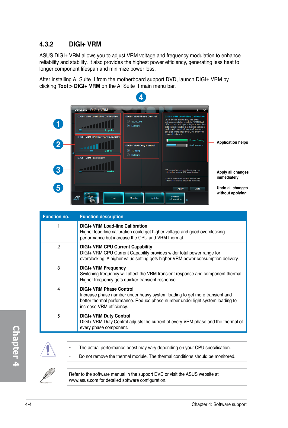 Chapter 4, 2 digi+ vrm | Asus P6X58-E PRO User Manual | Page 104 / 130