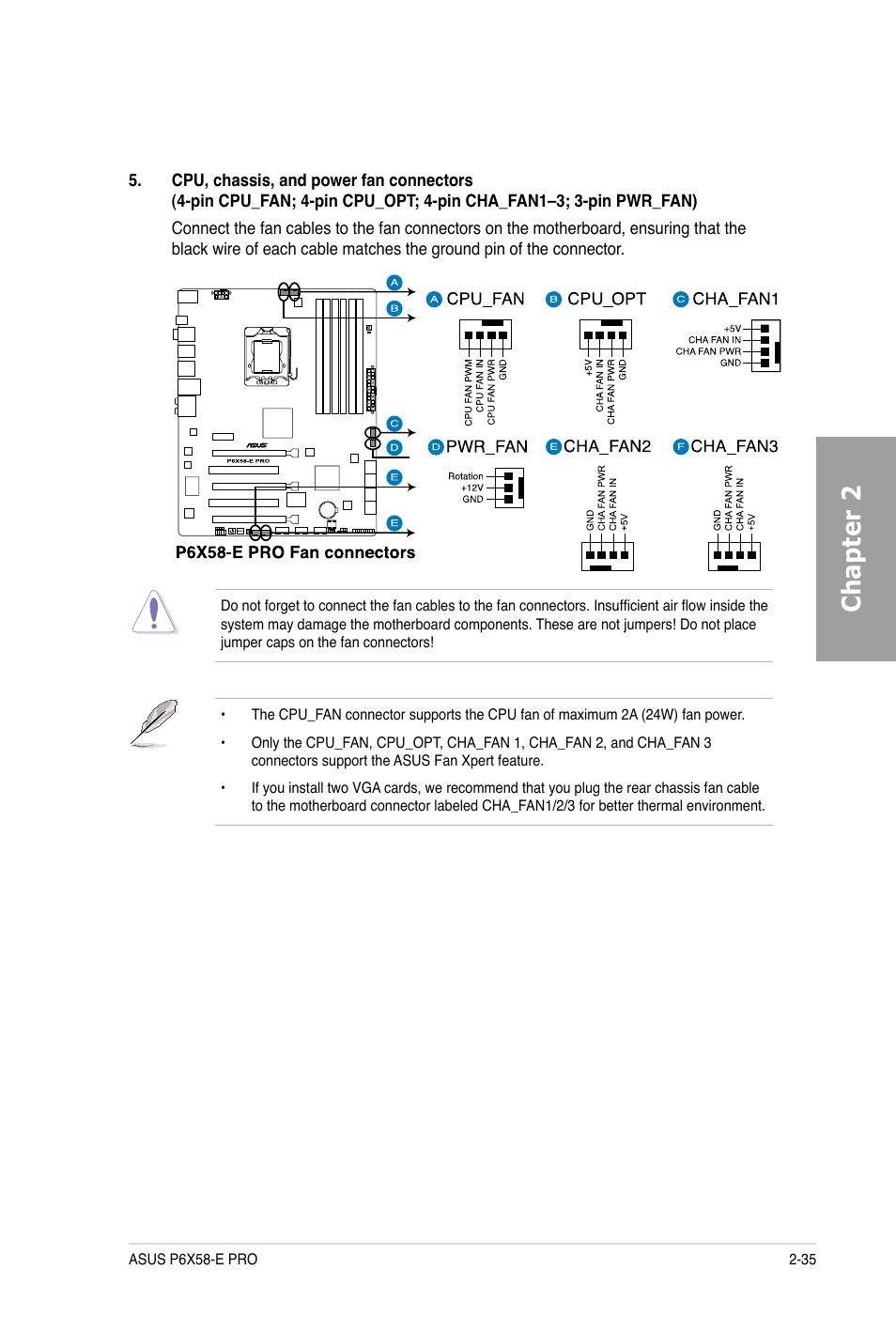 Chapter 2 | Asus P6X58-E PRO User Manual | Page 55 / 130
