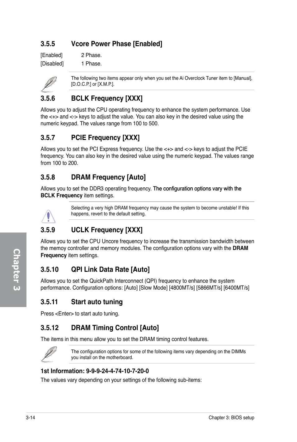 Chapter 3 | Asus P6X58-E PRO User Manual | Page 74 / 130