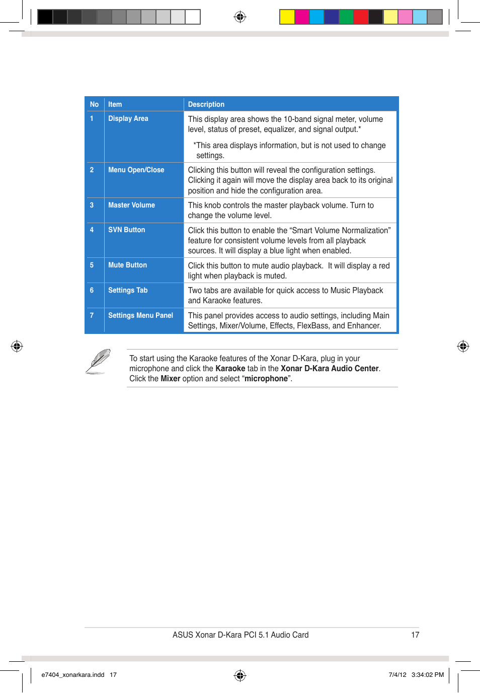 Asus Xonar D-Kara User Manual | Page 23 / 44