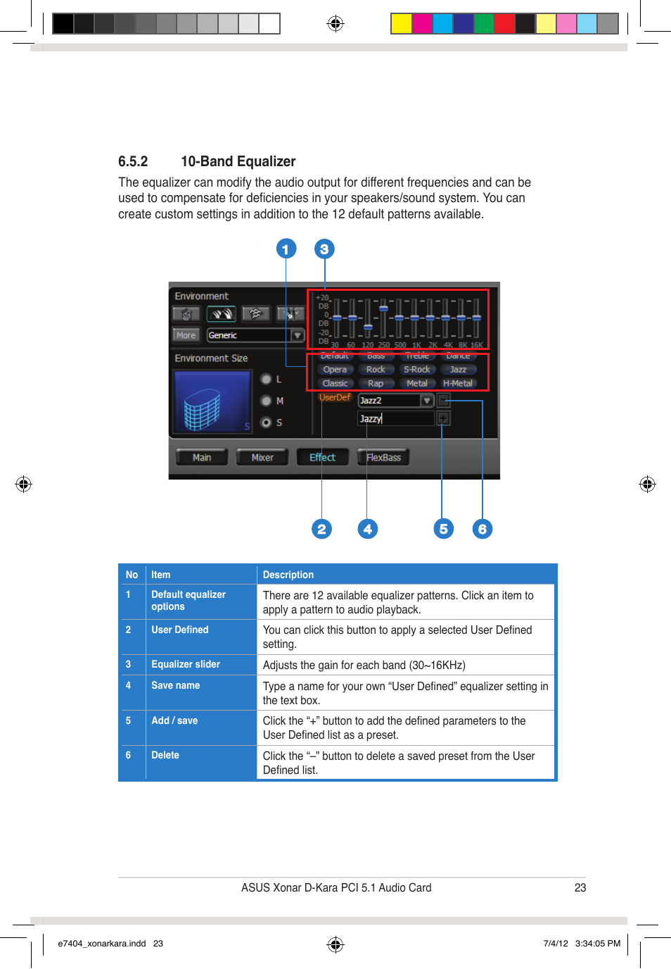 2 10-band equalizer | Asus Xonar D-Kara User Manual | Page 29 / 44