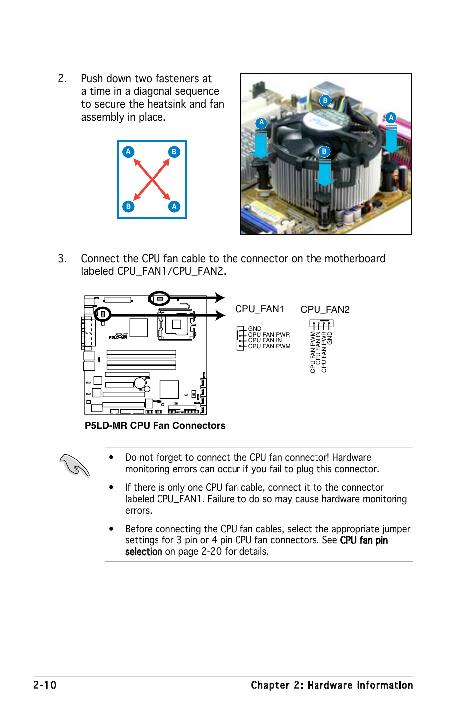 Asus P5LD-MR User Manual | Page 30 / 160