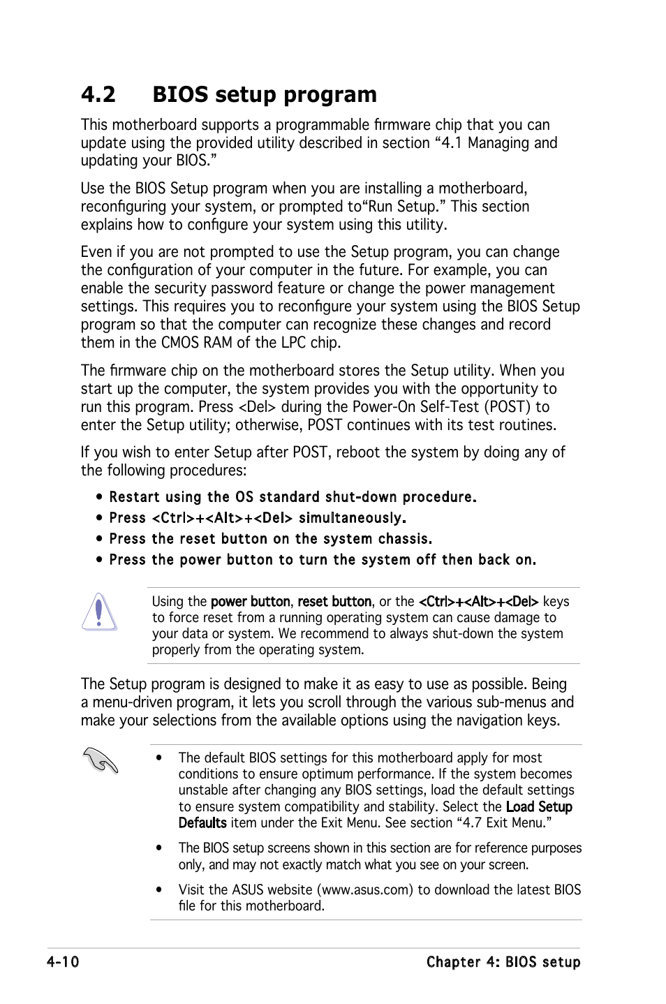 2 bios setup program | Asus P5LD-MR User Manual | Page 70 / 160