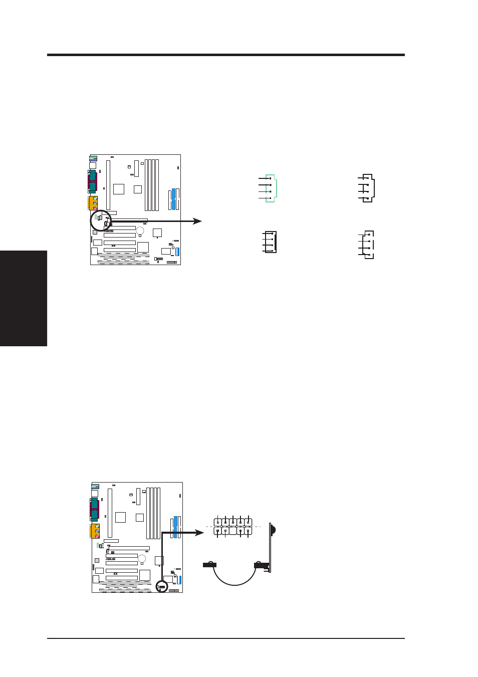 Hardware setup | Asus P3C2000 User Manual | Page 44 / 110