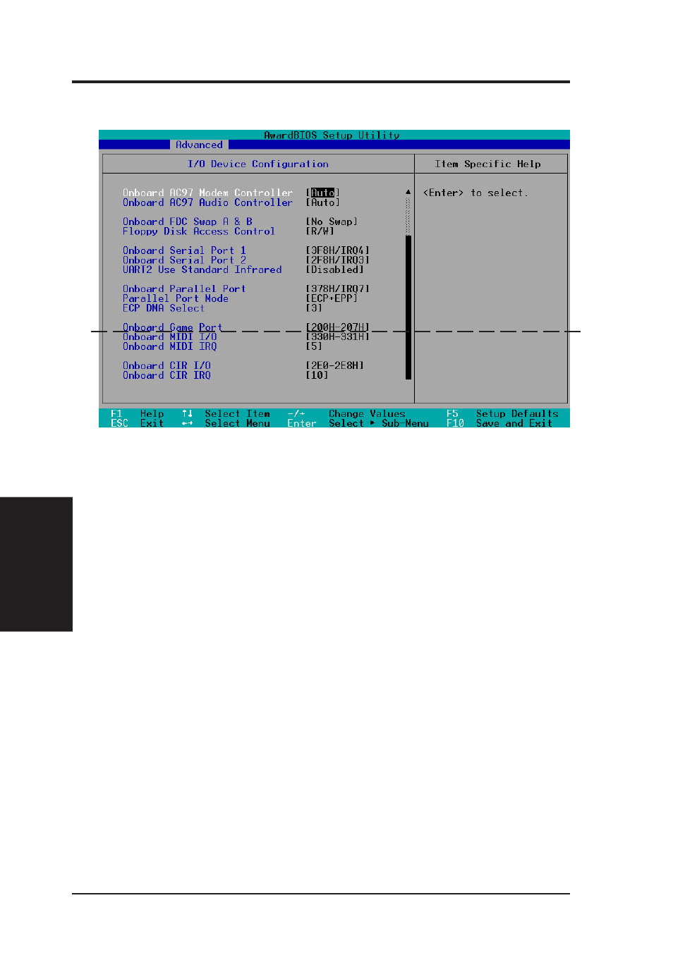 Bios setup, 2 i/o device configuration | Asus P3C2000 User Manual | Page 70 / 110