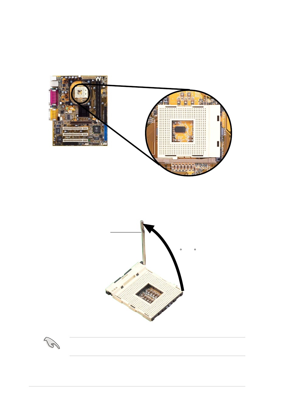 2 installing the cpu | Asus P4S133-VM User Manual | Page 24 / 122