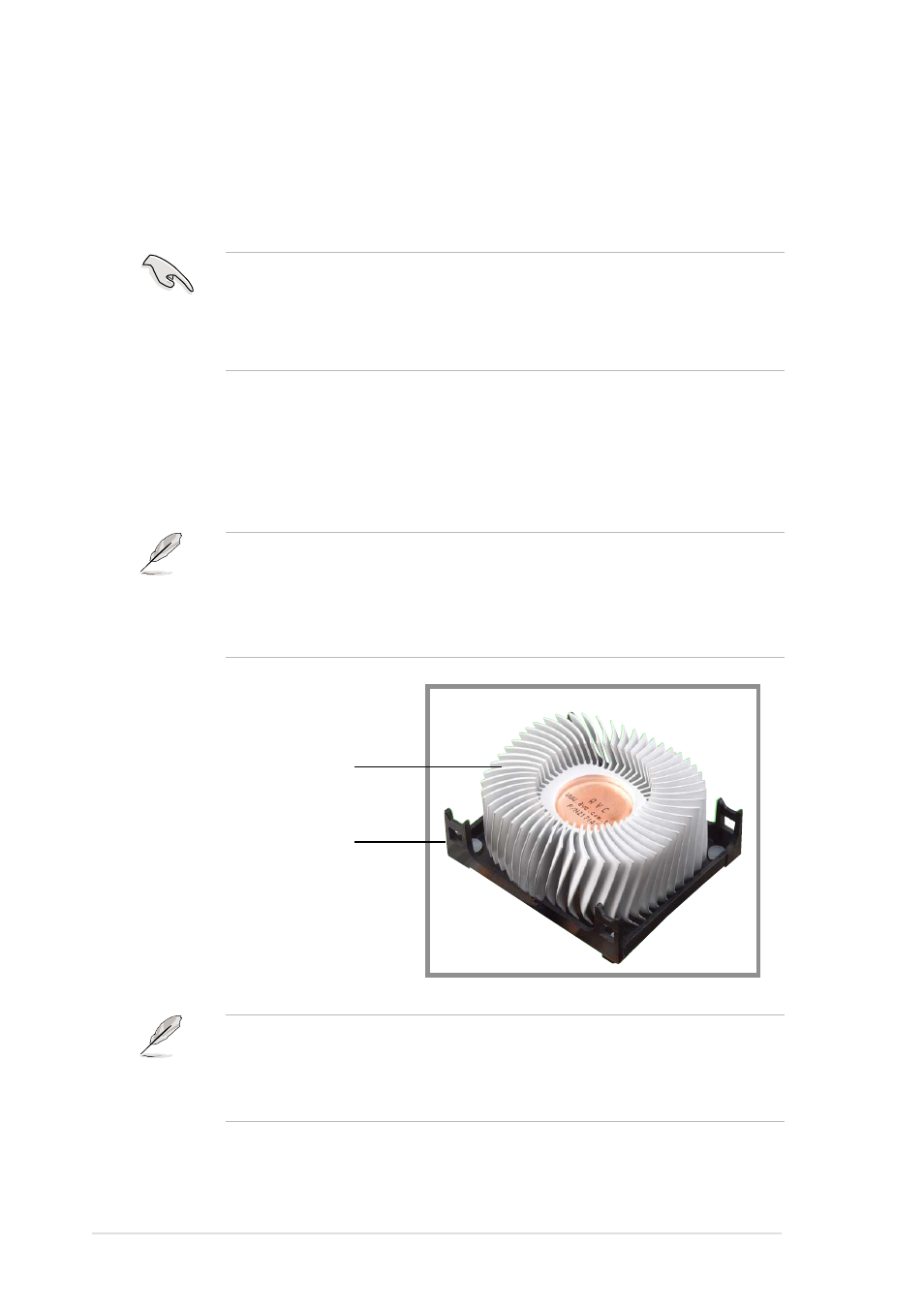 3 installing the heatsink and fan | Asus P4S133-VM User Manual | Page 26 / 122