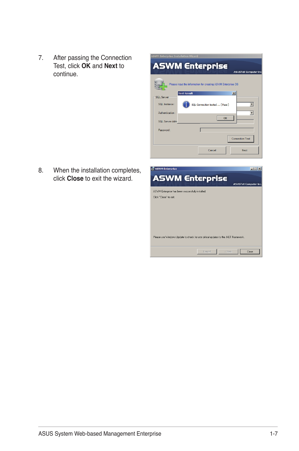 Asus ASWM Enterprise System Web-based Management User Manual | Page 13 / 78