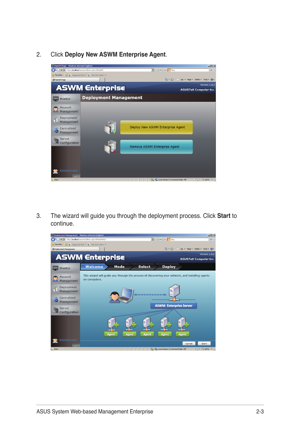 Asus ASWM Enterprise System Web-based Management User Manual | Page 21 / 78