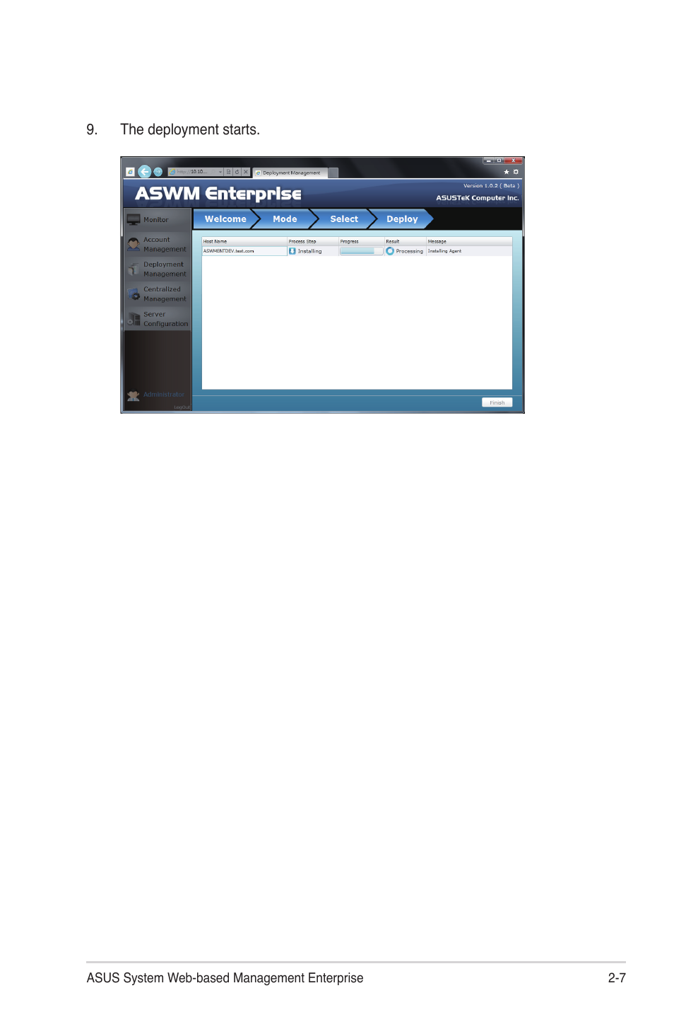 Asus ASWM Enterprise System Web-based Management User Manual | Page 25 / 78