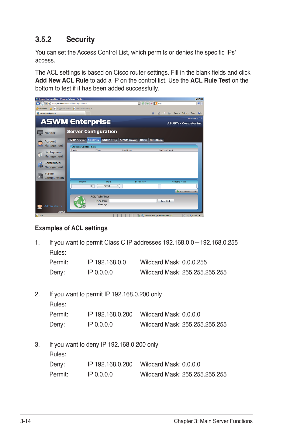 2 security | Asus ASWM Enterprise System Web-based Management User Manual | Page 46 / 78