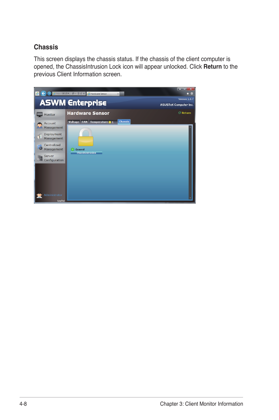 Asus ASWM Enterprise System Web-based Management User Manual | Page 56 / 78