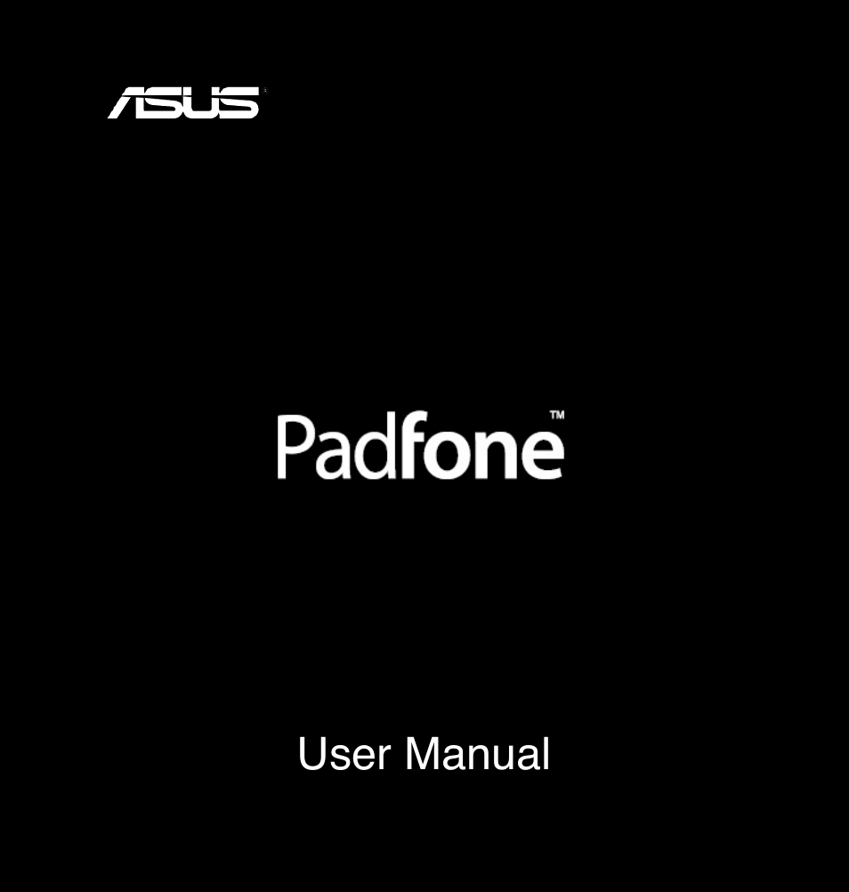 Asus PadFone User Manual | 106 pages