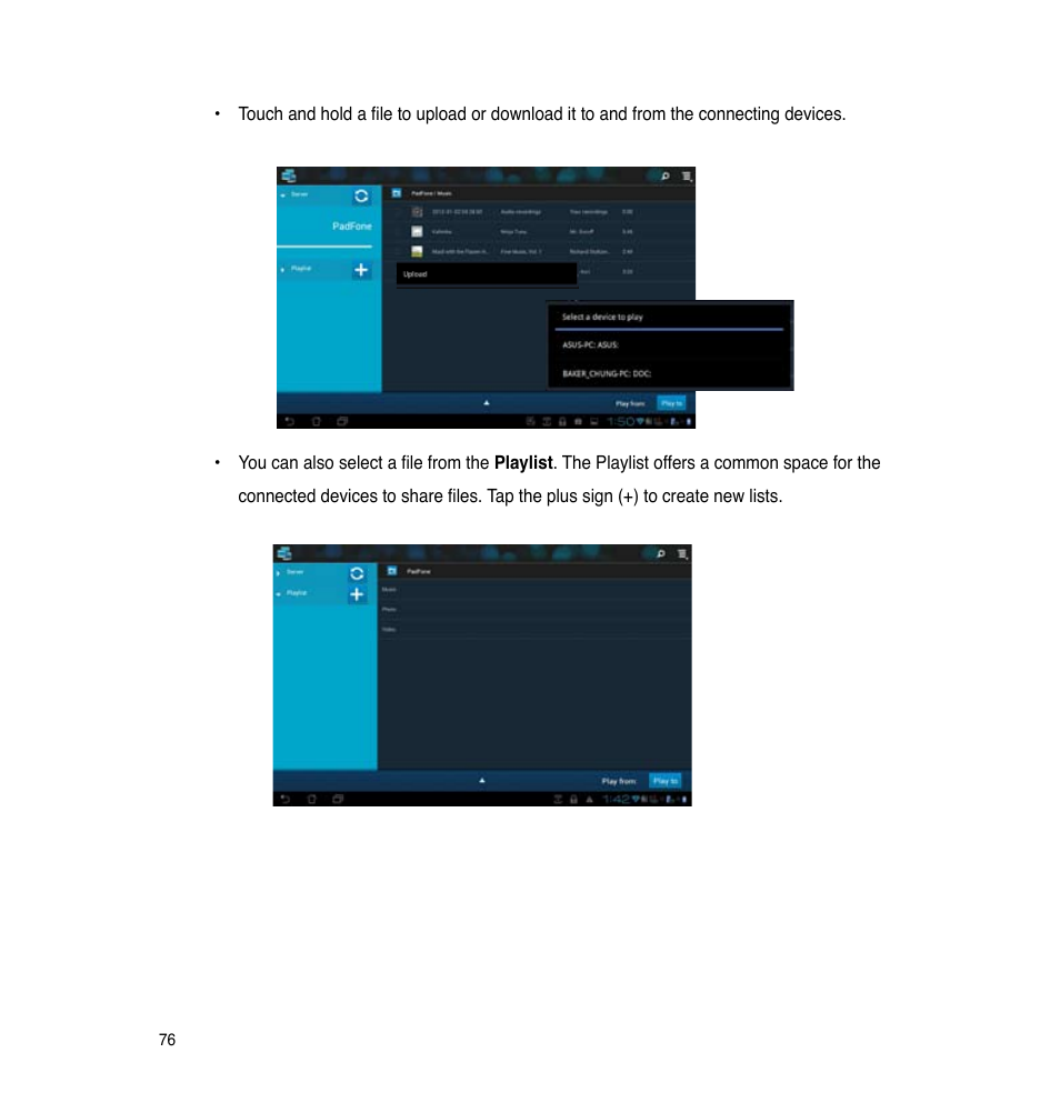 Asus PadFone User Manual | Page 76 / 106