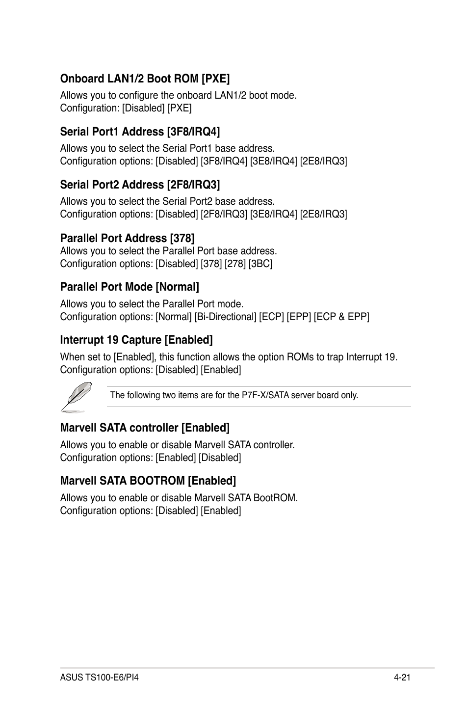 Asus TS100-E6/PI4 User Manual | Page 73 / 148