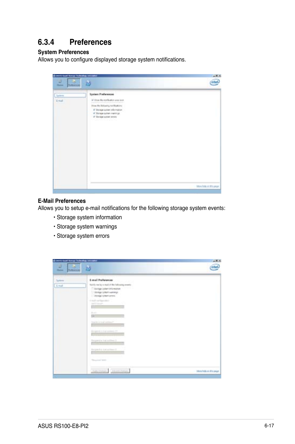 4 preferences, Preferences -17 | Asus RS100-E8-PI2 User Manual | Page 125 / 158