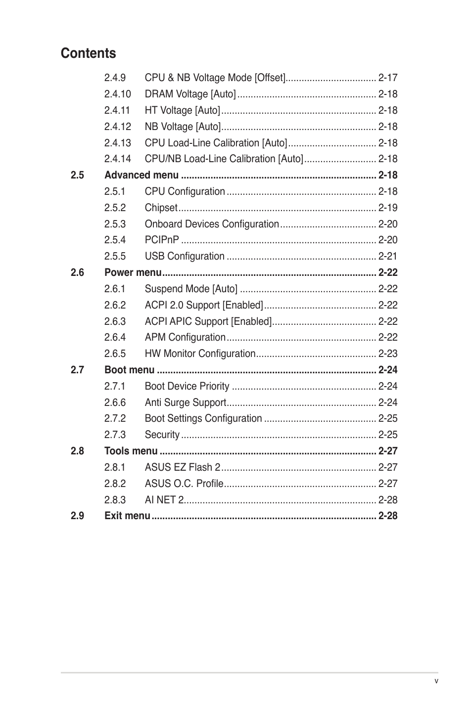 Asus M4A87T User Manual | Page 5 / 72