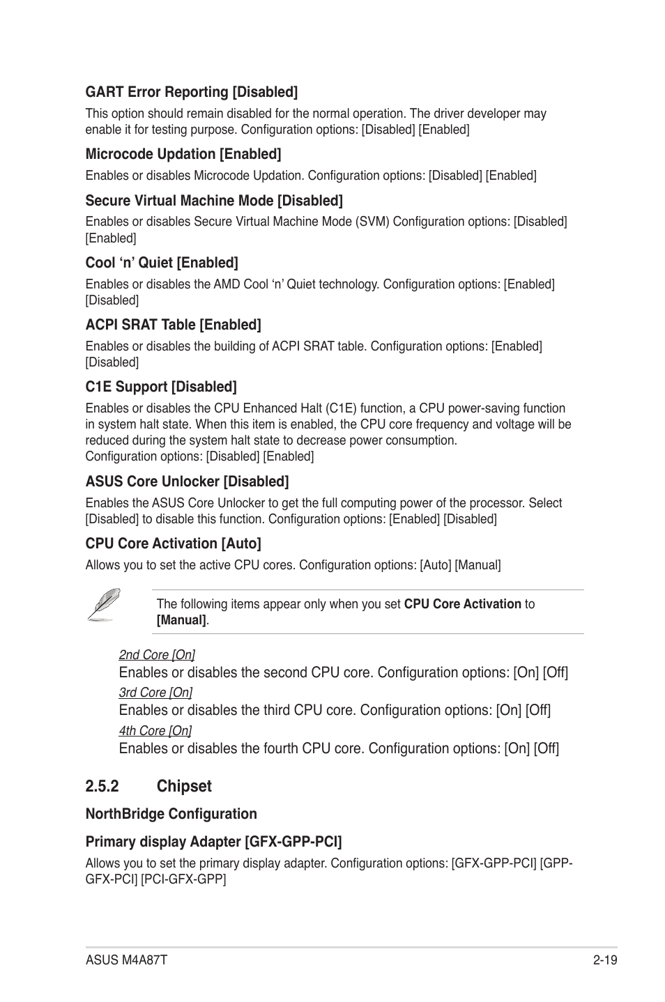 2 chipset, Chipset -19 | Asus M4A87T User Manual | Page 61 / 72