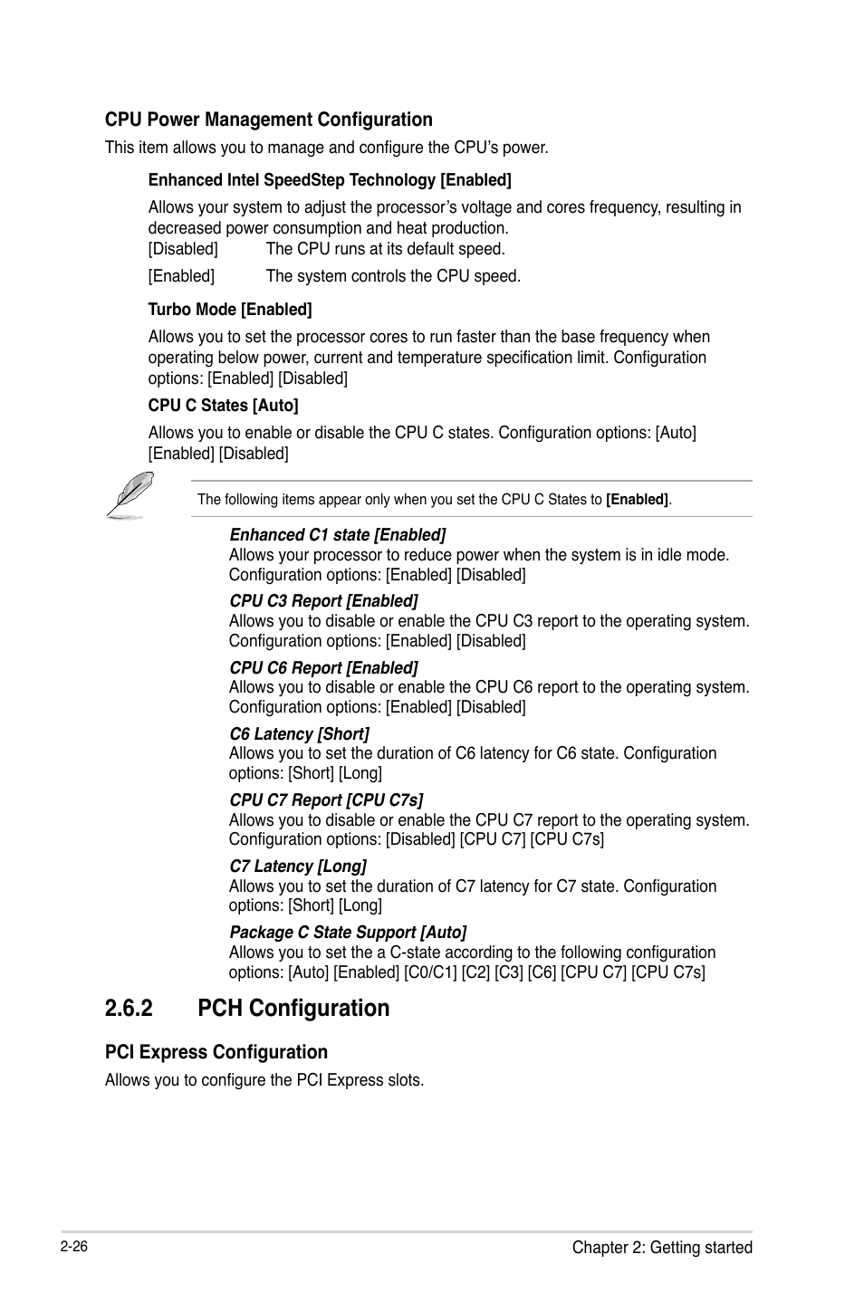 2 pch configuration | Asus H87I-PLUS User Manual | Page 53 / 74