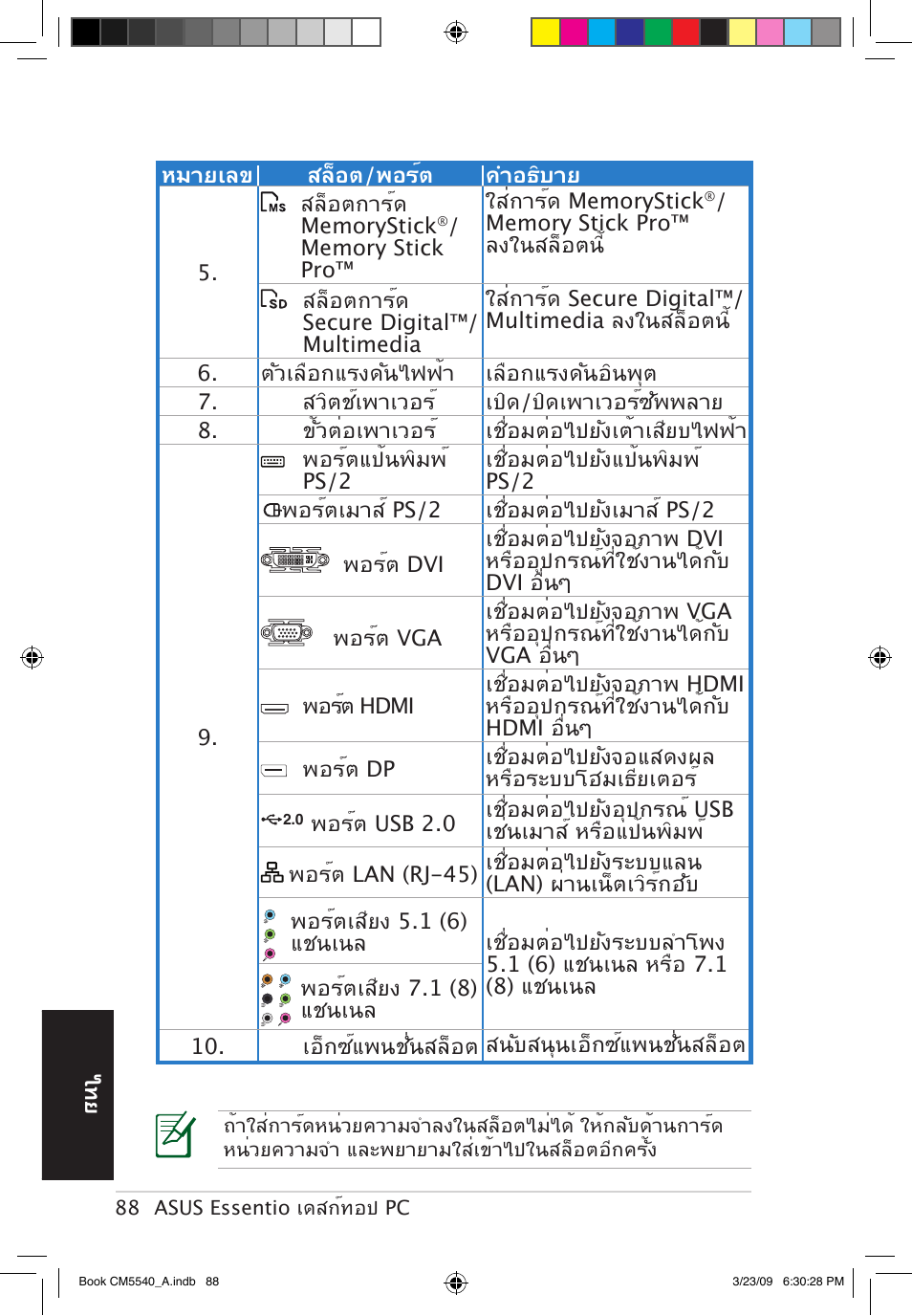 Asus CM5540 User Manual | Page 88 / 110