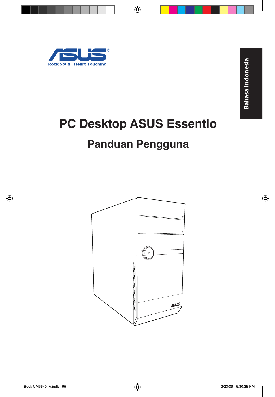 Pc desktop asus essentio, Panduan pengguna | Asus CM5540 User Manual | Page 95 / 110