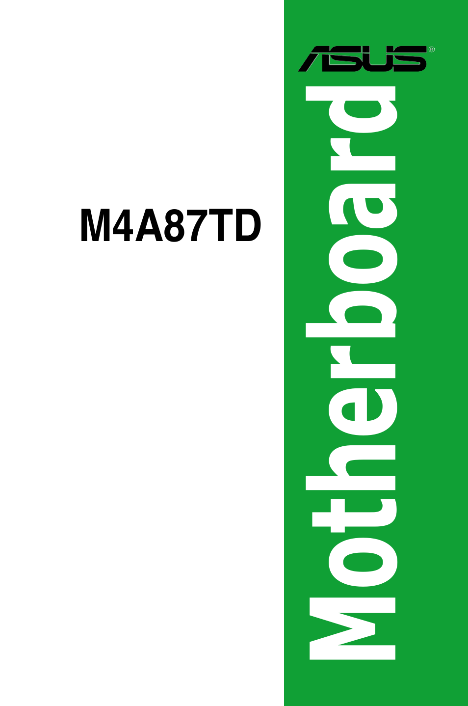 Asus M4A87TD/USB3 User Manual | 72 pages