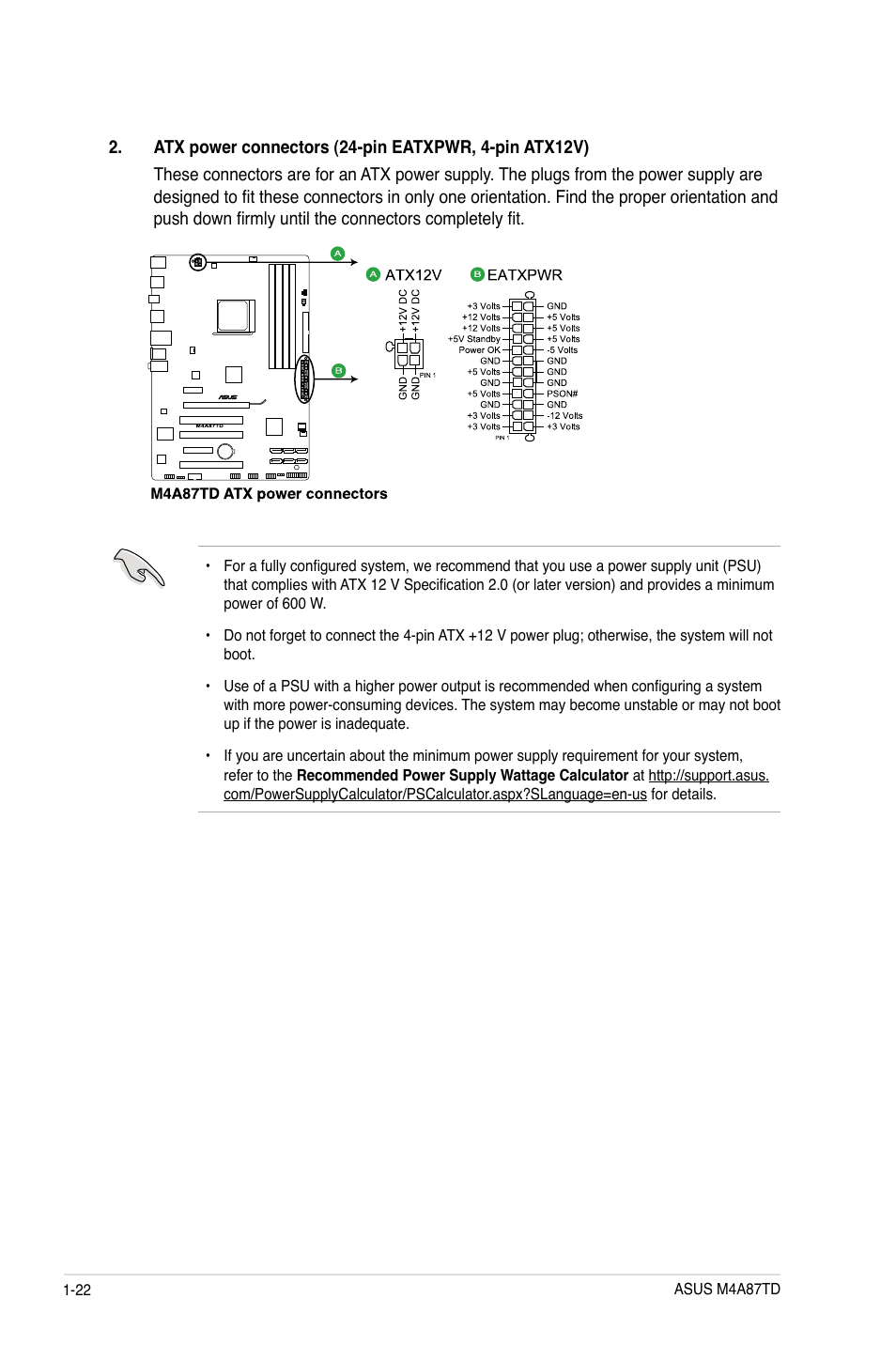 Asus M4A87TD/USB3 User Manual | Page 34 / 72