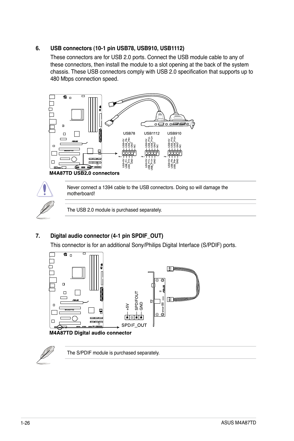 Asus M4A87TD/USB3 User Manual | Page 38 / 72
