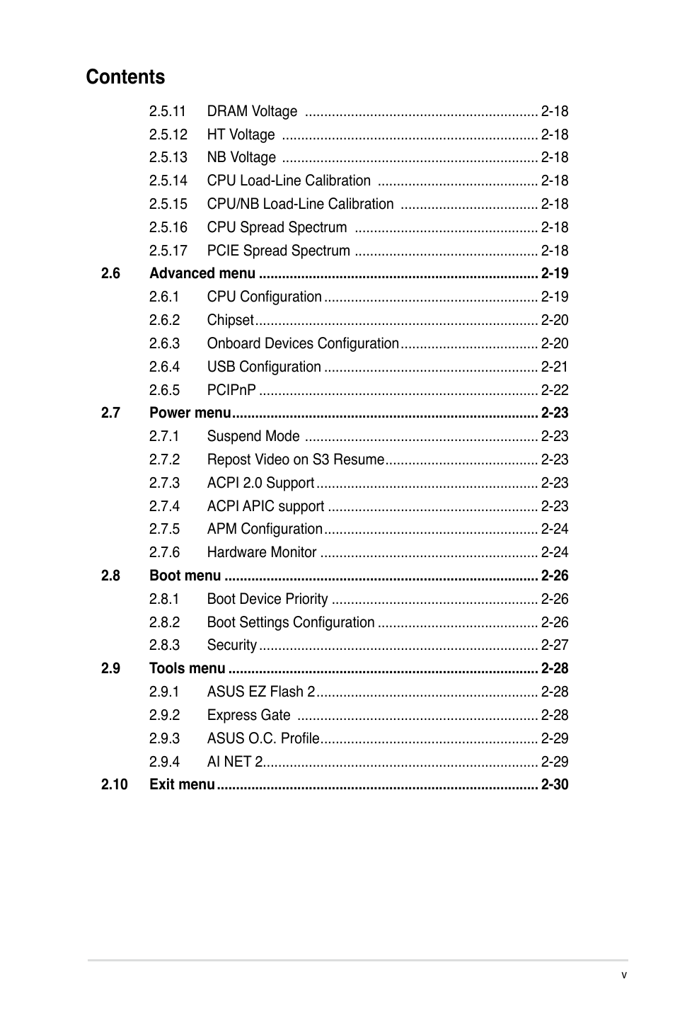 Asus M4A87TD/USB3 User Manual | Page 5 / 72