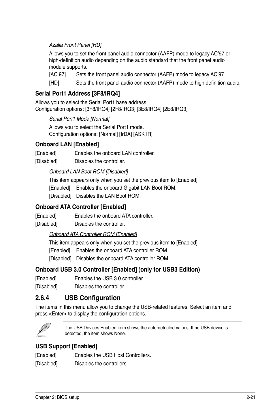 4 usb configuration | Asus M4A87TD/USB3 User Manual | Page 61 / 72