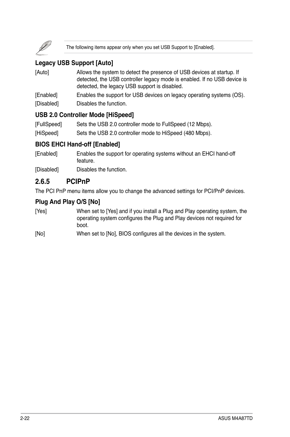 5 pcipnp | Asus M4A87TD/USB3 User Manual | Page 62 / 72