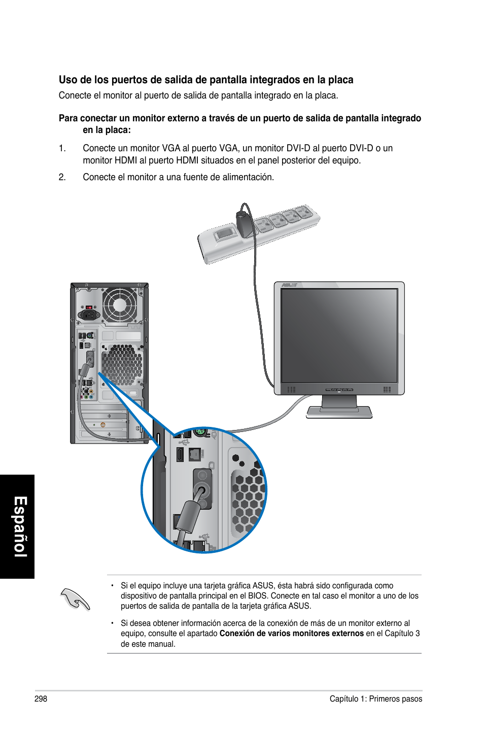Es pa ño l es pa ño l es pa ño l es pa ño l | Asus CM6330 User Manual | Page 300 / 494