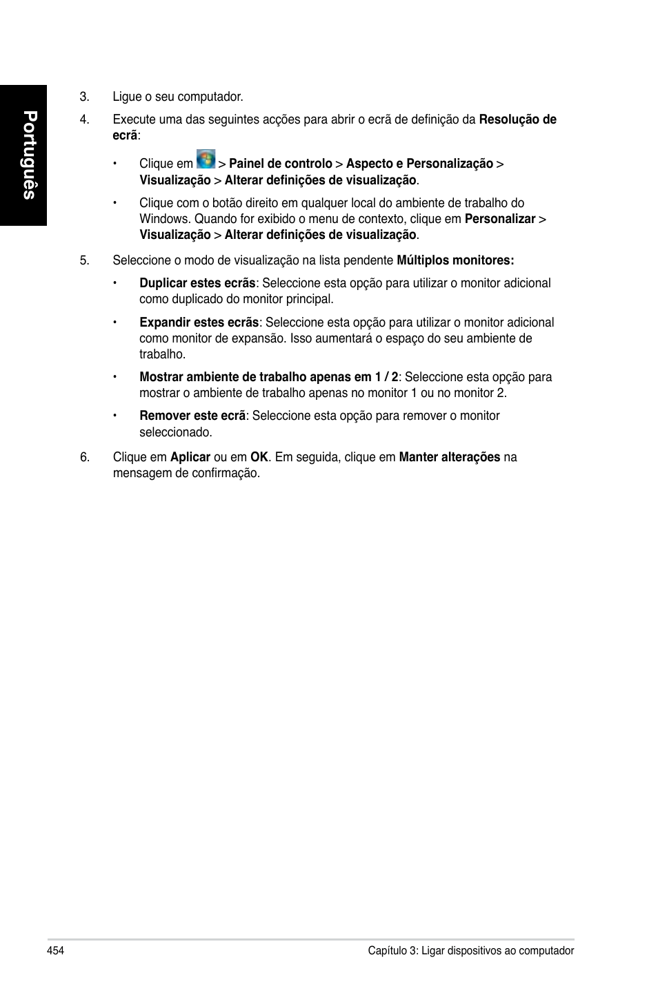 Português | Asus CM6330 User Manual | Page 456 / 494