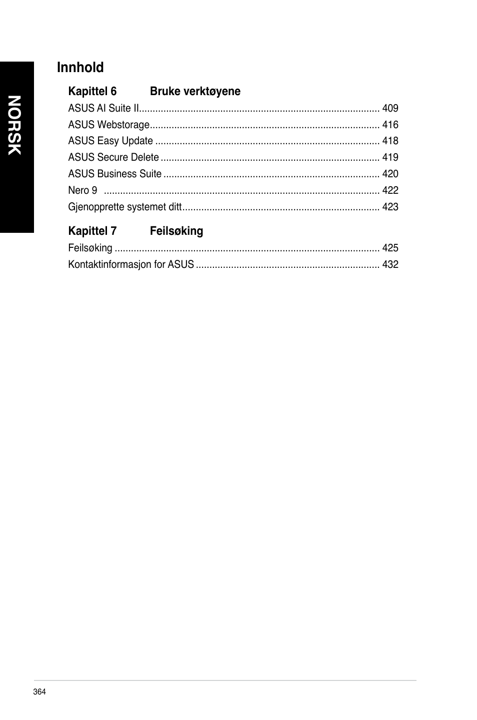 Norsk | Asus BP6335 User Manual | Page 366 / 578