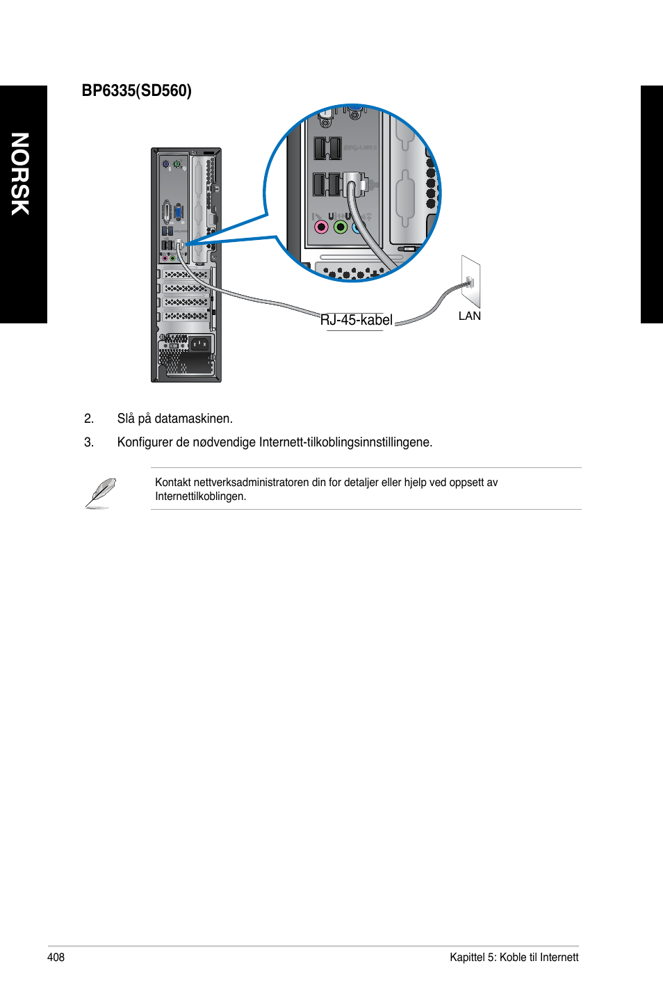 Norsk | Asus BP6335 User Manual | Page 410 / 578