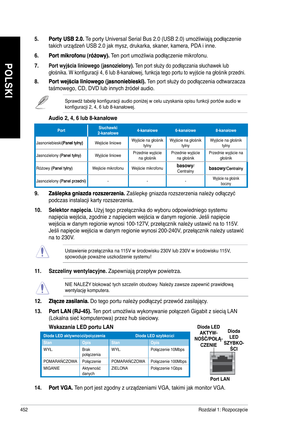 Po ls ki po ls ki po ls ki po ls ki | Asus BP6335 User Manual | Page 454 / 578