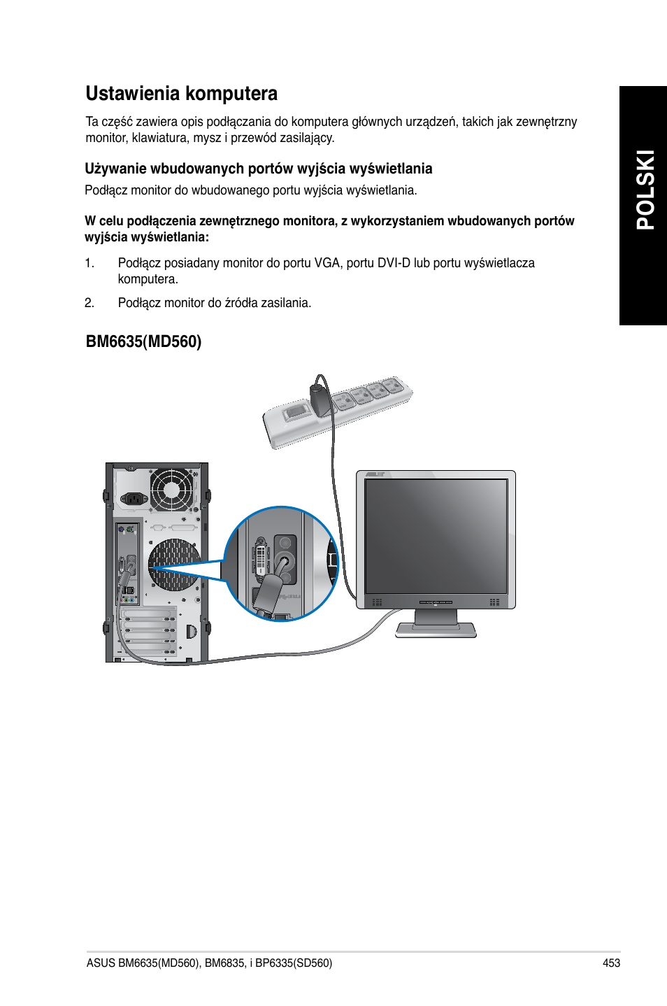 Ustawienia komputera, Po ls ki po ls ki | Asus BP6335 User Manual | Page 455 / 578