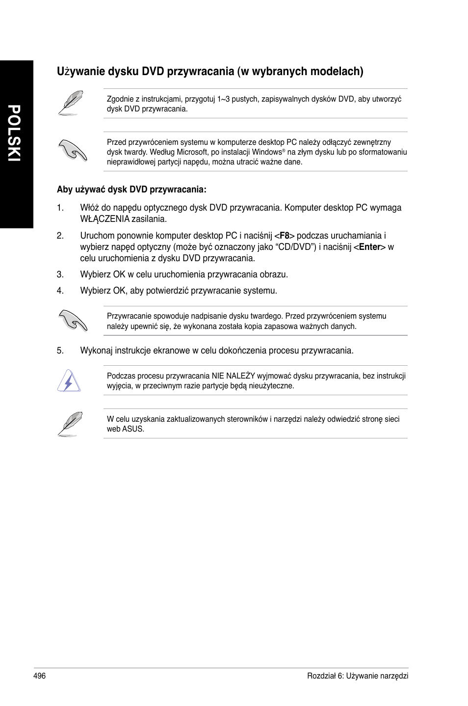 Po ls ki po ls ki | Asus BP6335 User Manual | Page 498 / 578