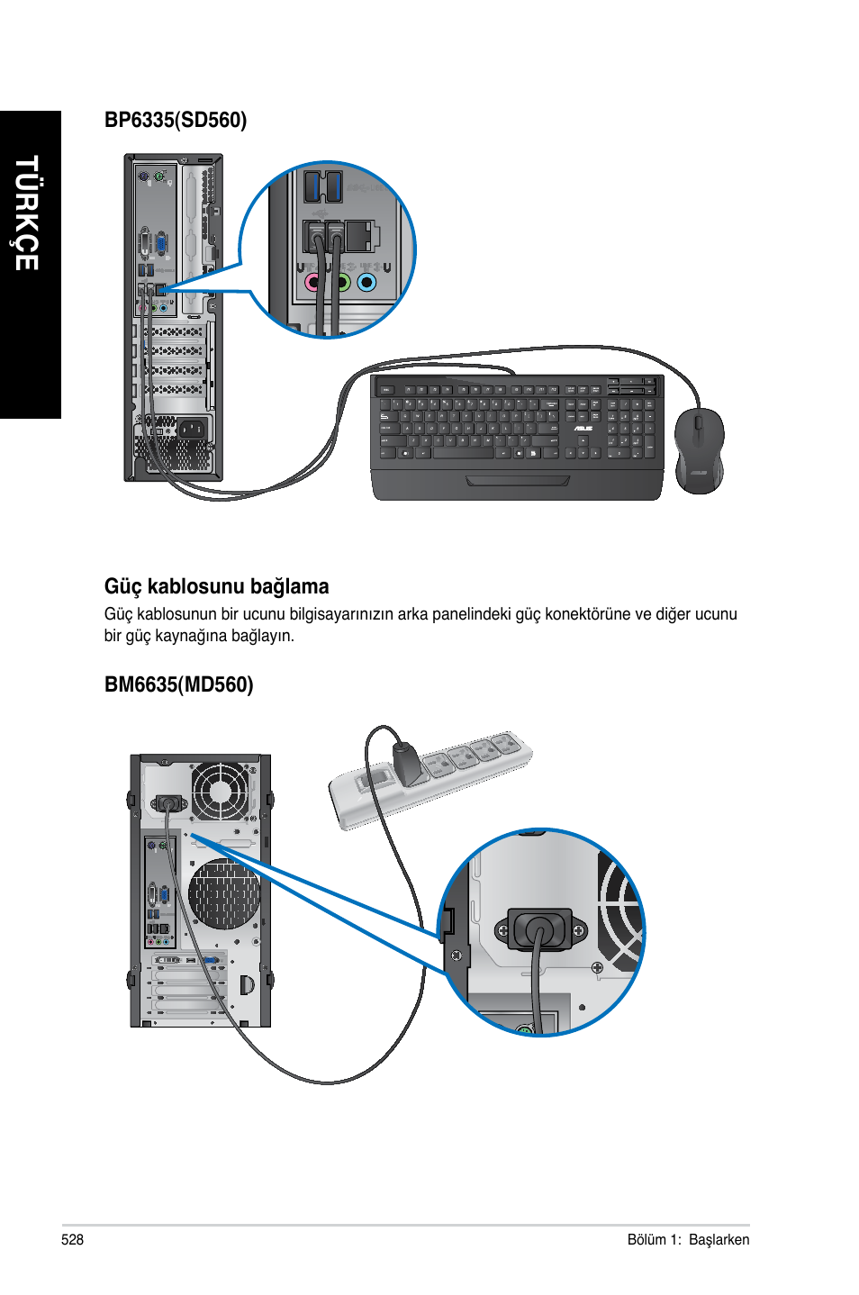 Tü rk çe tü rk çe | Asus BP6335 User Manual | Page 530 / 578